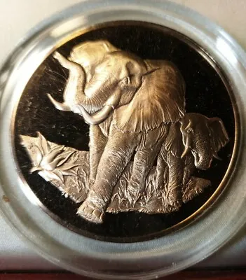 Scarce 50mm Wild Life Animals Medal Elephant  • $35