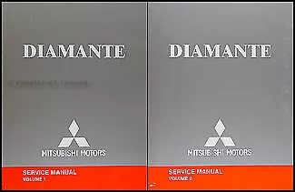 2004 Mitsubishi Diamante Shop Manual 2 Volume Set Repair Service Books OEM • $66.95