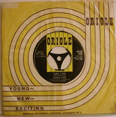 Maureen Evans Like I Do / Starlight Starbright 7  Vinyl 1962 EX Condition • £3.99
