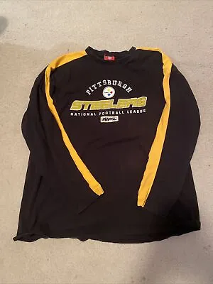 Vintage NFL Pittsburgh Steelers Long Sleeve Shirt Sz 2XL • $15