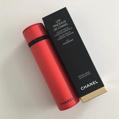£189 • Buy CHANEL Limited Edition Make Up Brush Set 147 INCENDIAIRE BNIB