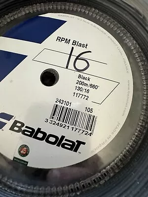 Babolat RPM Blast 16 - (20 Foot / Half Sets) From A Reel (No Packaging) • $7.50