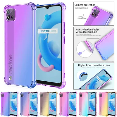 For OPPO A79 A78 A58 A57 A36 A17 A74 A53 A91 Shockproof Gradient TPU Case Cover • $12.99