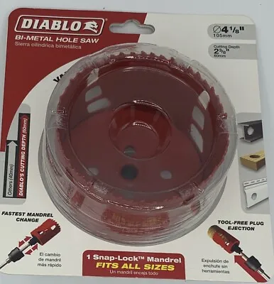 FREUD DIABLO DHS4125 High Performance 4-1/8   Hole Saw • $21.99