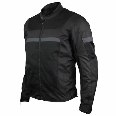 Vance Leathers Usa Advanced 3-Season Mesh/Textile Ce Armor Motorcycle Jacket • $89.95