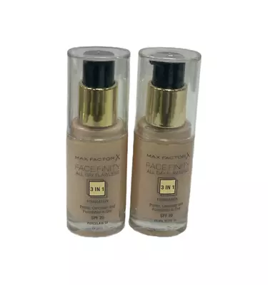 Max Factor Face Finity 3 IN1 Foundation SPF20 (30mL) NEW YOU PICK!! • $19.99