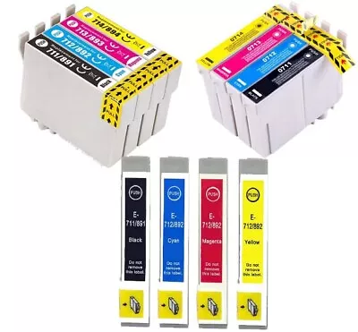 £4.99 • Buy Ink Cartridge, Use For Epson Stylus DX7000F, DX7400, DX7450, DX8400, NON-OEM LOT