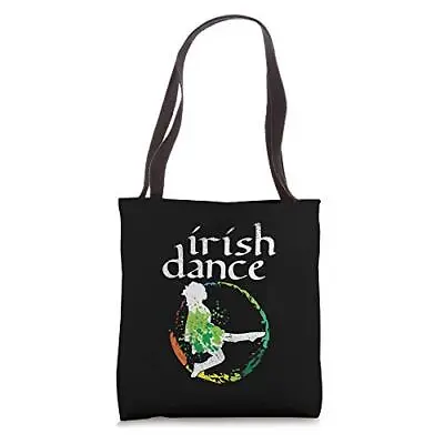 Irish Dance Girl Colors St Patricks Day Ceili Dancer Girl Tote Bag • $28.48