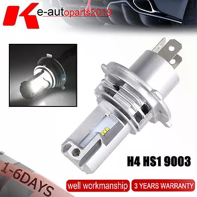 H4 HS1 9003 LED Headlight Globe Hi/Low Beam 6500K Bulb For Motorcycle ATV UTV AU • $18.99