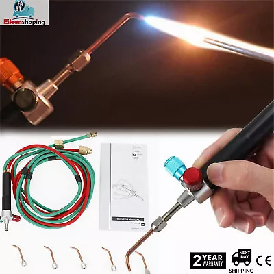 Repairing Torch Mini Gas Torch Micro Torch Oxygen Acetylene Welding Torch 5 Tips • $19.95