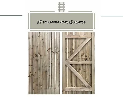 Handcrafted WoodenGardenDrivewayOutdoor And Entryway Made Too Measure Gates • £160