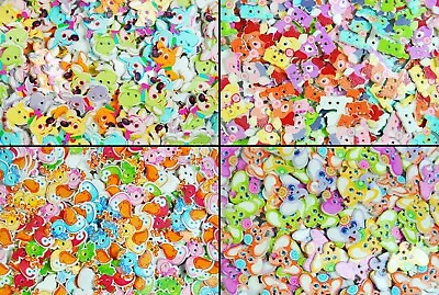 Printed Wooden Buttons -Unique Childrens Cartoon Designs For Sewing & Embroidery • £2.99