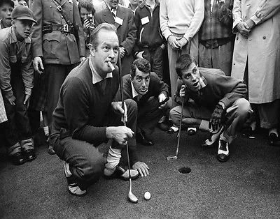 Bob Hope Dean Martin & Jerry Lewis Golfing Print 11 X 14 • $25