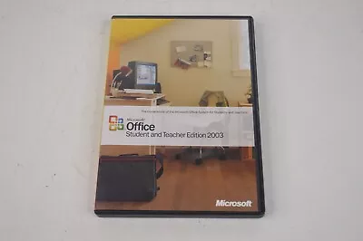 Microsoft Office Student & Teacher Edition 2003 Word Excel WITHOUT KEY Disc Only • $8.99