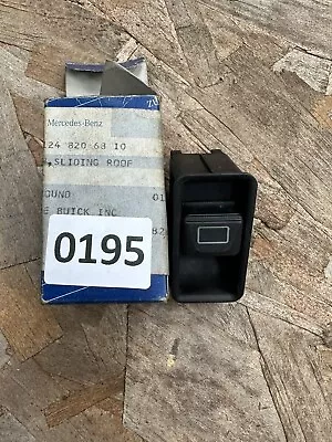 Sunroof Switch Genuine For Mercedes 1248206810 • $52.75