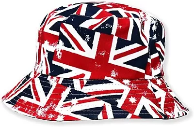 The Tie Co™ Unisex Union Jack Bucket Hat  Kings Coronation • £9.99