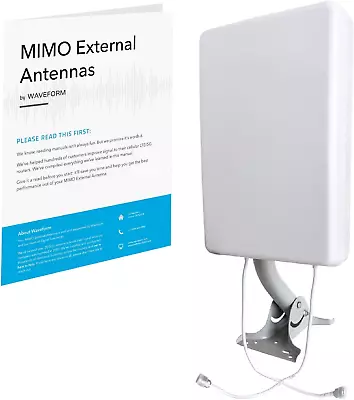 MIMO Panel Antenna By  | +9 Dbi Gain | 2X2 600-2700 Mhz | For 3G 4G LTE 5G Mod • $141.99