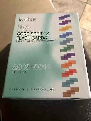 Medstudy 2013-2014 Internal Medicine Core Scripts Flash Cards • $100
