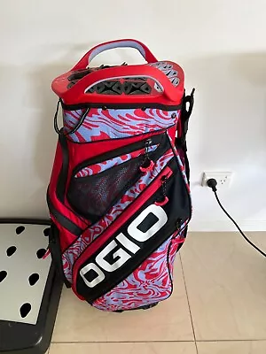 Ogio Golf Silencer 2023 15-way Top Cart Golf Bag Used Gc • $299.95