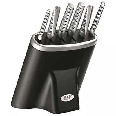 Global - 7 Piece Zeitaku Knife Block Set Black (Made In Japan) • $459