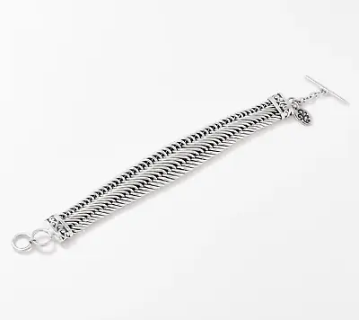 $224.99 • Buy Lois Hill Sterling Silver 7  Tapered Bracelet, 41.0g