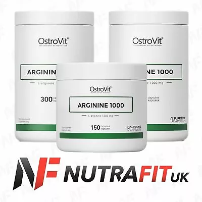 £17.99 • Buy OSTROVIT ARGININE 1000 SUPREME CAPSULES Amino Acid Nitric Oxide Booster Caps