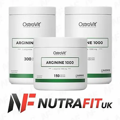 £17.99 • Buy OSTROVIT ARGININE 1000 SUPREME CAPSULES Amino Acid Nitric Oxide Booster Caps
