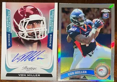 2011 Topps Chrome Refractor RC Auto Prestige Von Miller /499 🔥🔥🔥 • $69.99