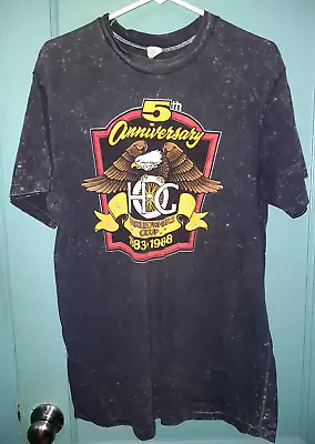 VTG 1983-1988 Harley Davidson HG T-shirt  Double-Sided Size XL • $30