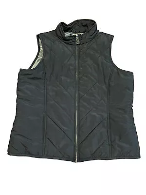 Dickies Men's Diamond Quilted Nylon Vest (Black) Large • $49.99