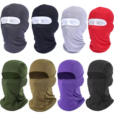 Tactical Balaclava Face Mask UV Protection Ski Sun Hood Full Masks For Men Women • $6.89