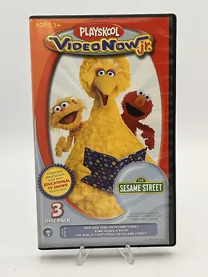 Sesame Street 3-disc Video Now Jr. Pvd Set 3 Episodes Hide & Seek Elmo Reads+ • $22.49