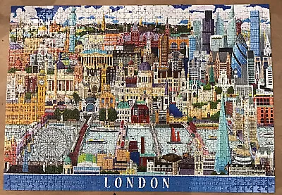1000 Piece “London Skyline” Jigsaw Puzzle From Marks And Spencer - COMPLETE • £7