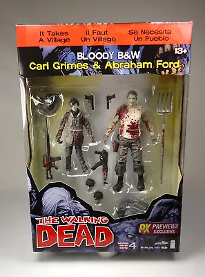 The Walking Dead Bloody B&W Carl Grimes & Abraham Ford Previews Exclusive • $29.95