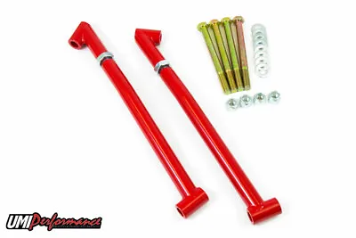 UMI 1964-1967 GM A-Body Control Arm Reinforcements/ Frame Braces RED 4029-R • $159.99