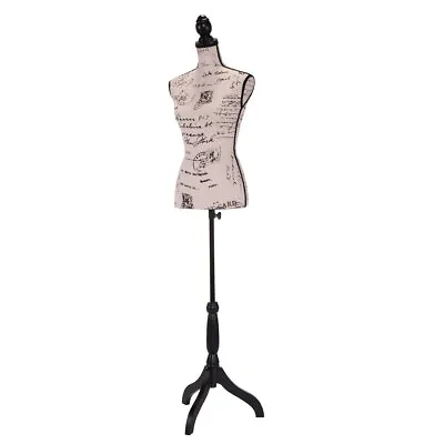 $59.99 • Buy Female Mannequin Torso Fabric Surface Display Dress Tripod Stand Professional