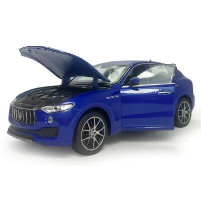 1/24 Scale Maserati Levante Model Car Diecast Metal Toy Collection For Men Blue • $43.73
