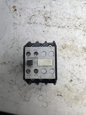 🔥Siemens 3TB43 11-0X Contactor 600V 30A  50/60Hz 3Ph 100VDC Used Free Ship🇺🇸 • $25