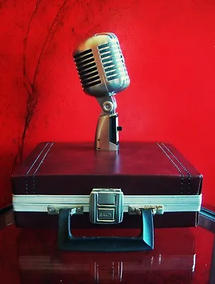 Vintage 1970's Shure 55SH Dynamic Cardioid Microphone Elvis W Case 55S 55 556S • $255