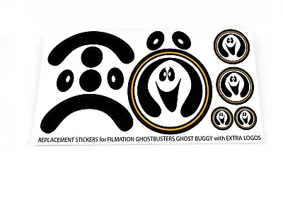 REPLACEMENT STICKERS For 1986 Ghostbusters Filmation Ghost Buggy BONUS Logos • $9