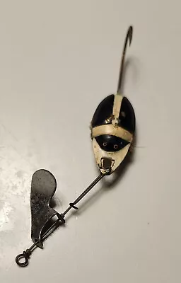 (g) Pre-war 1938 Millsite Beetle Bug Vintage Fishing Lure • $14.99