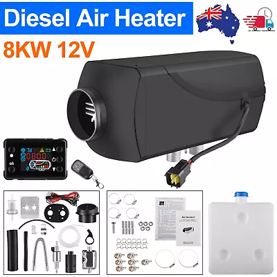 Diesel Air Heater 12V 8KW Thermostat Bluetooth App Caravan RV Parking All-in-one • $117.99