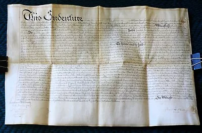 Antique Large Vellum Deed Philadelphia Pennsylvania 1804 Signed Daniel McCartney • $49