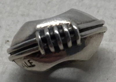 £23.71 • Buy Authentic Pandora ALE 925 Sterling Silver Football Sports Charm 790384 ALE