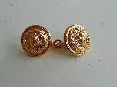 Us Navy All Officers Gold Mess & Evening Dress Jacket Chained Button Closing Tab • $21.95