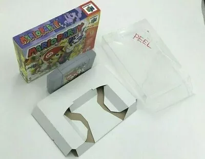 Nintendo 64 N64 Game Box Only Inserts And Protector Custom CIB Mario Party 1 • $23.99