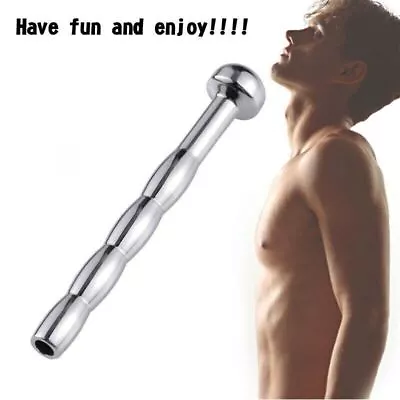 5mm Urethral Stretching Penis Dilator Hollow Plug For Male Stimulate • $9.18