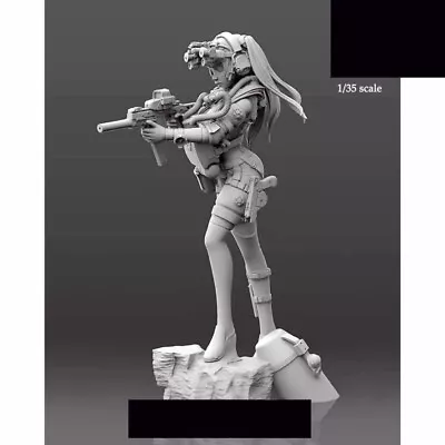 1/35 Resin Figure Model Modern Female Soldiers Unassembled Unpainted • $12.15