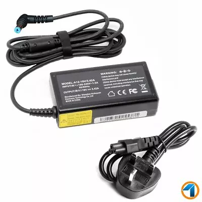 65W Packard Bell TM93 TM82 TK87 TK37 Laptop Charger With Cable / Without Cable • £10.45