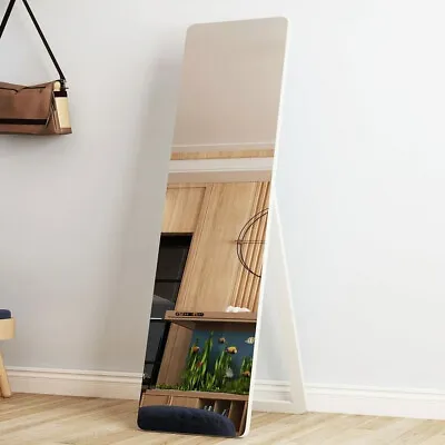 Soges Full Length Mirror 63 X15  Floor Mirror With Stand Modern White Standing • $74